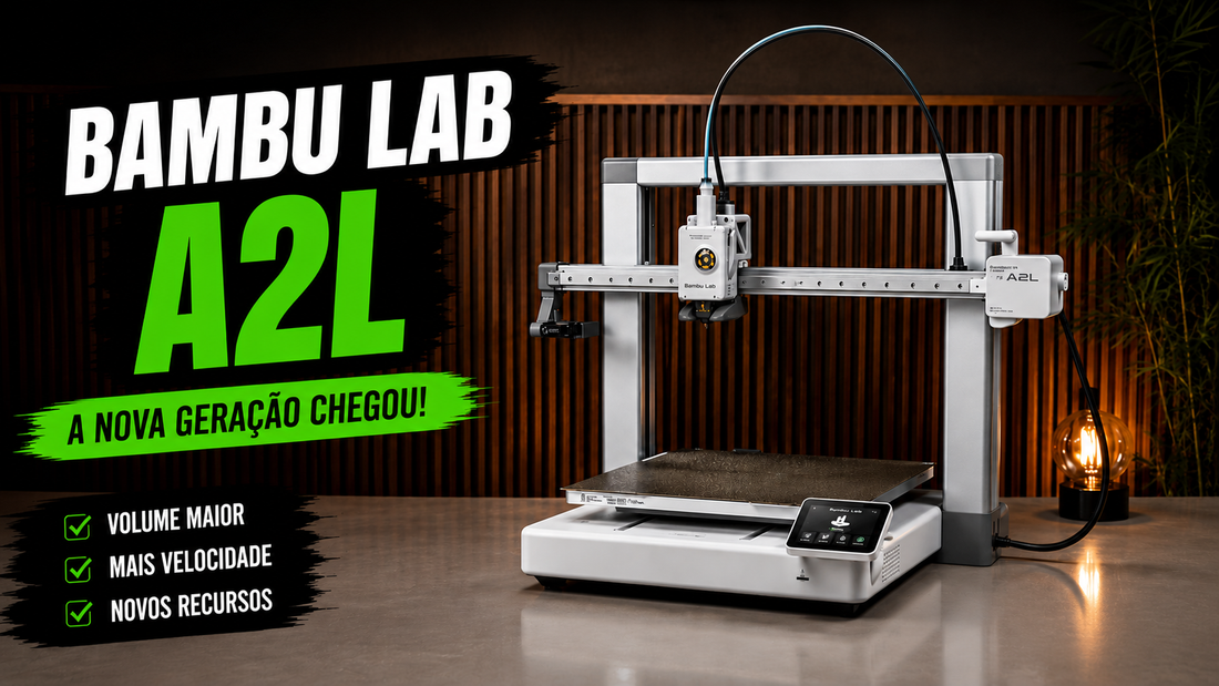 Bambu Lab A2L vs A1: Qual a Melhor Escolha para o Teu Espaço Criativo?