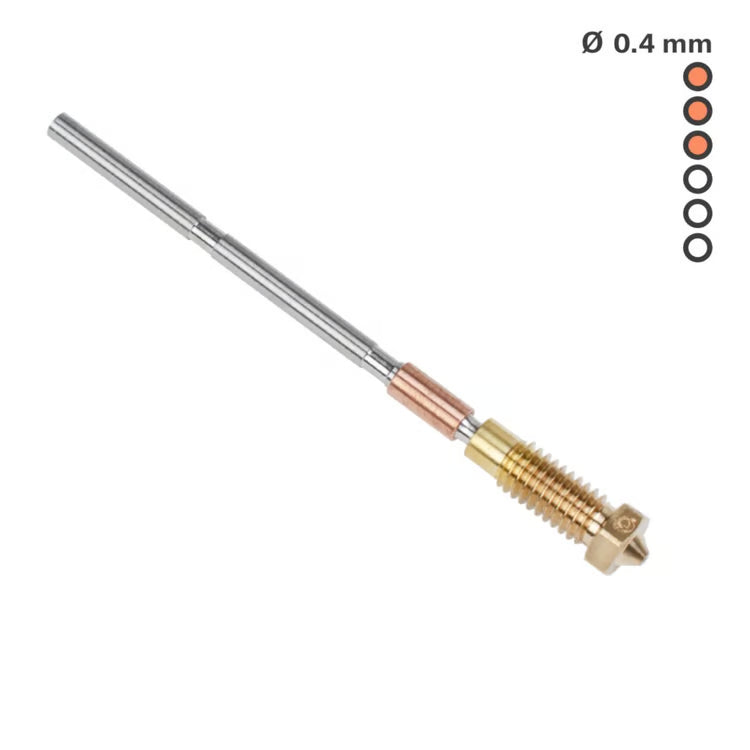 Prusa Bico de Latão CHT Nextruder alto fluxo all-metal 0,4mm 0,6mm