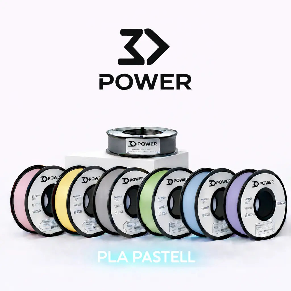 PLA PASTEL 3DPower - Diâmetro 1,75mm Bobine 1kg