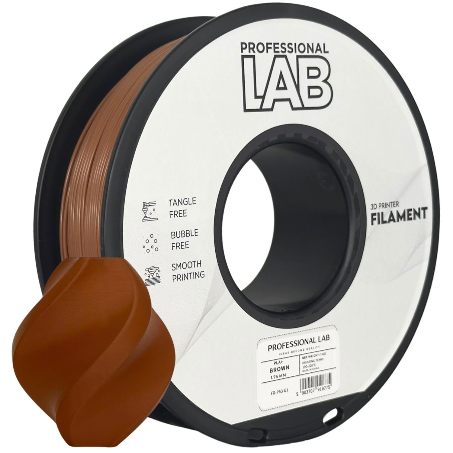 PLA+ Profissional Lab - Diâmetro 1,75mm Bobine 1kg