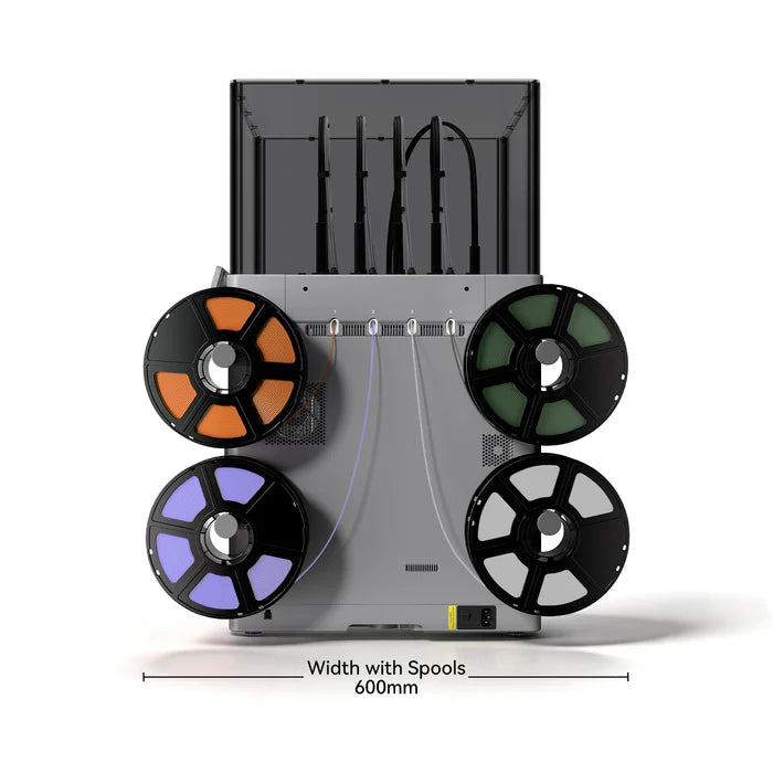 Flashforge Creator 5 Pro impressora 3D câmara fechada 4 cabeças FlashSwap