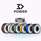PLA MATTE 3DPower - Diâmetro 1,75mm Bobine 1kg