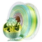 PLA Silk Rainbow Azurefilm 1,75mm bobine 1kg sedoso multicolorido transições automáticas