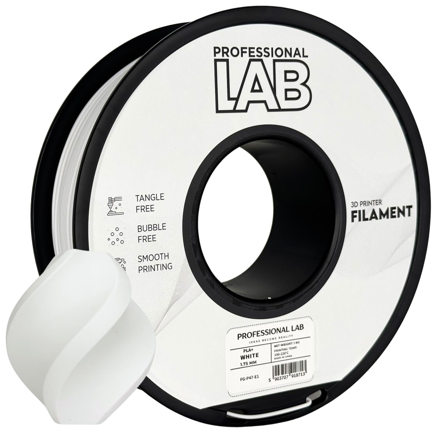 PLA+ Profissional Lab - Diâmetro 1,75mm Bobine 1kg