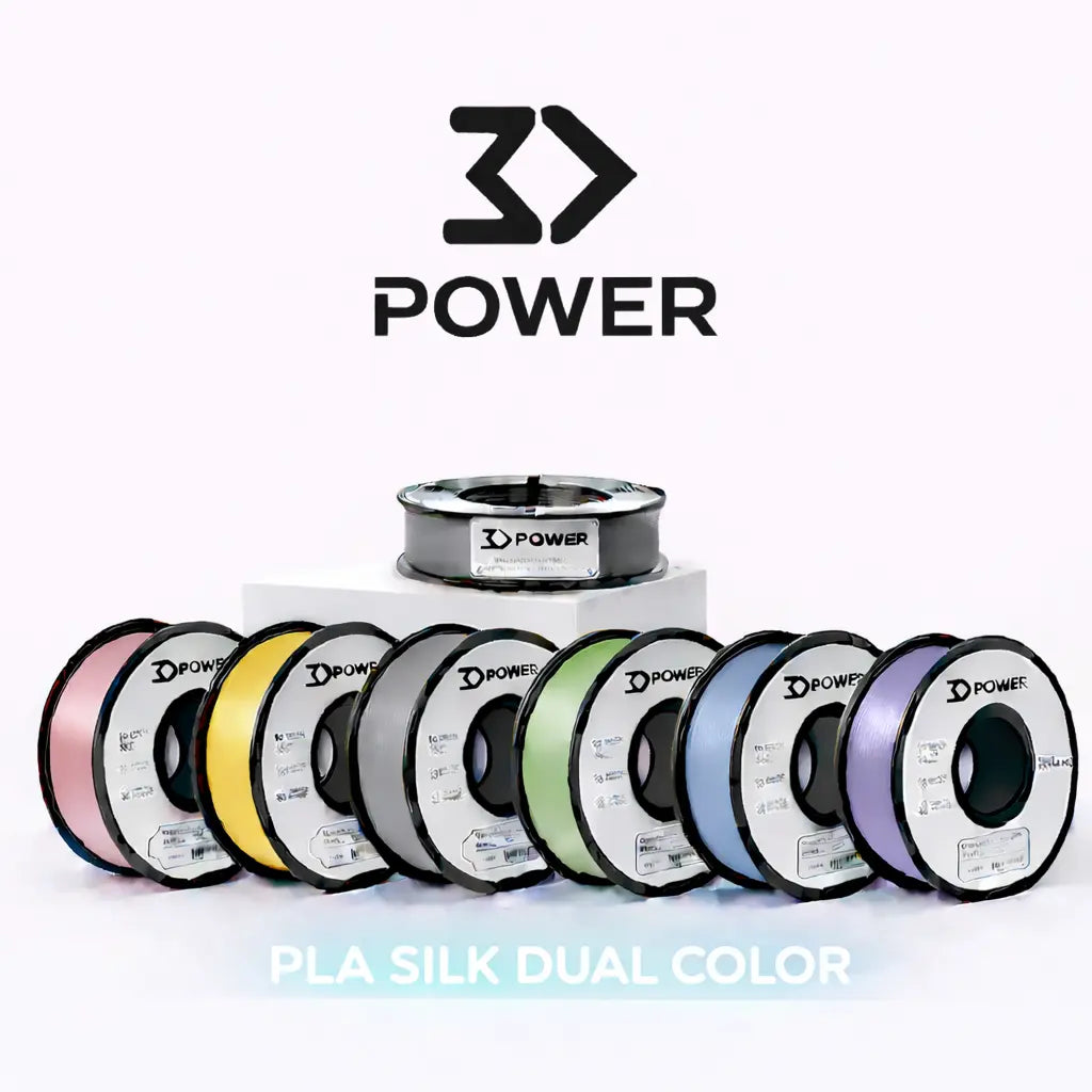 PLA SILK DUAL COLOR 3DPower - Diâmetro 1,75mm Bobine 1kg