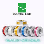 PLA SILK+ (With Spool) Bambu Lab - Diâmetro 1,75mm Bobine 1kg