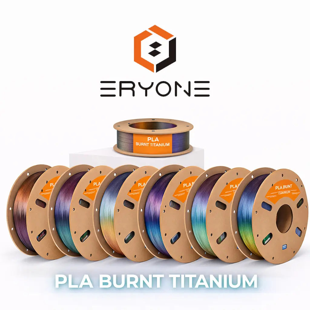 PLA Burnt Titanium Rainbow Nebula - Diâmetro 1,75mm Bobine 1kg - ERYONE