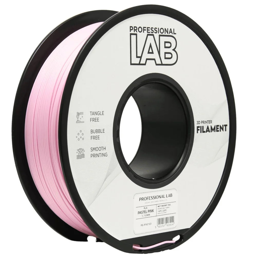 PLA PASTEL Profissional Lab - Diâmetro 1,75mm Bobine 1kg