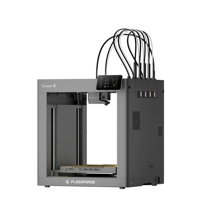 Flashforge Creator 5 impressora 3D CoreXY 4 cabeças FlashSwap sem purga