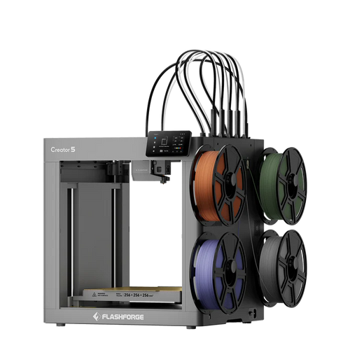 Flashforge Creator 5 impressora 3D CoreXY 4 cabeças FlashSwap sem purga