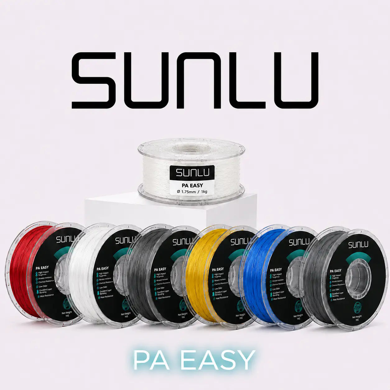 PA Easy SUNLU - Diâmetro 1,75mm Bobine 1kg  Filamento