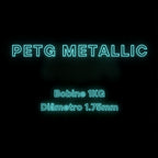 PETG Metallic Subink 1,75mm bobine 1kg – acabamento metálico