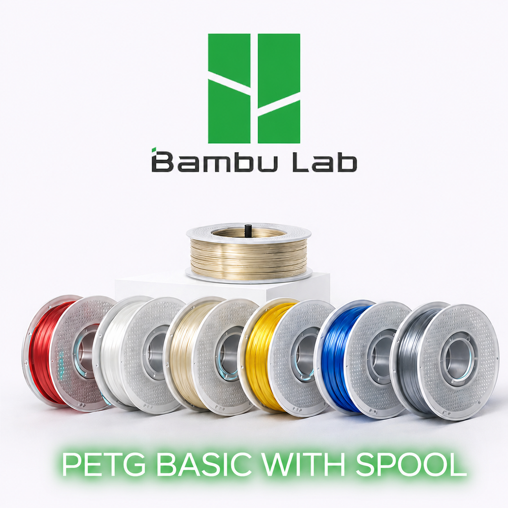 PETG BASIC (With Spool) Bambu Lab - Diâmetro 1,75mm Bobine 1kg