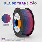 PLA TRANSIÇÃO  Smart3DPT - Diâmetro 1,75mm Bobine 1kg  Filamento