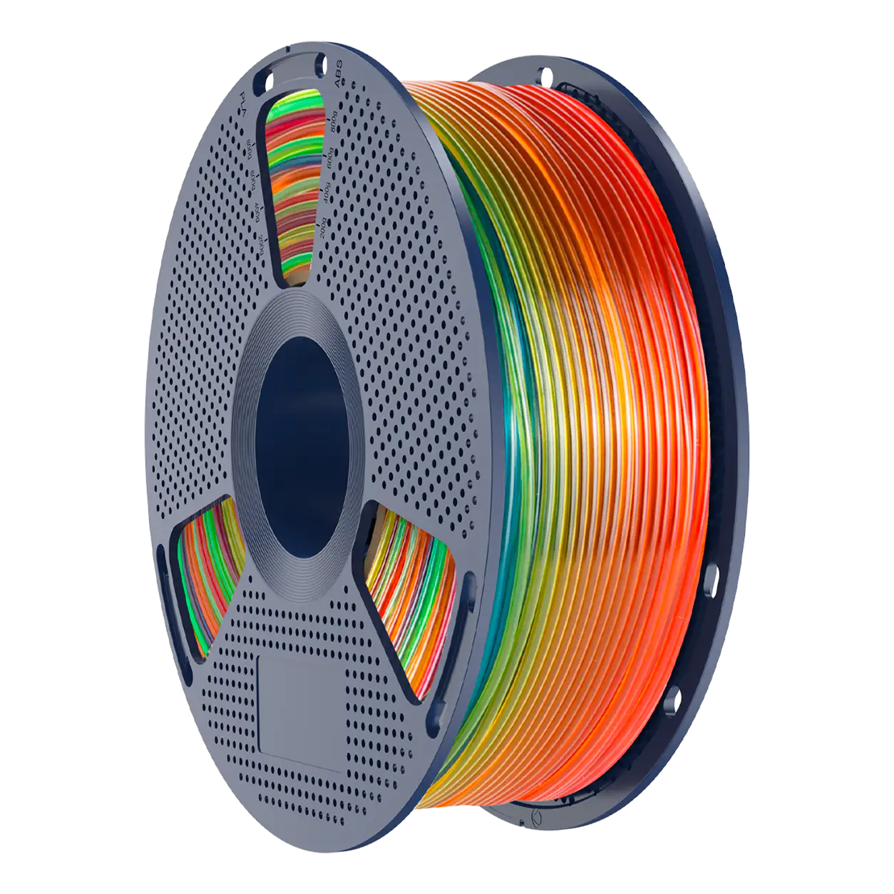 PLA TRANSPARENT RAINBOW SUNLU - Diâmetro 1,75mm Bobine 1kg  Filamento