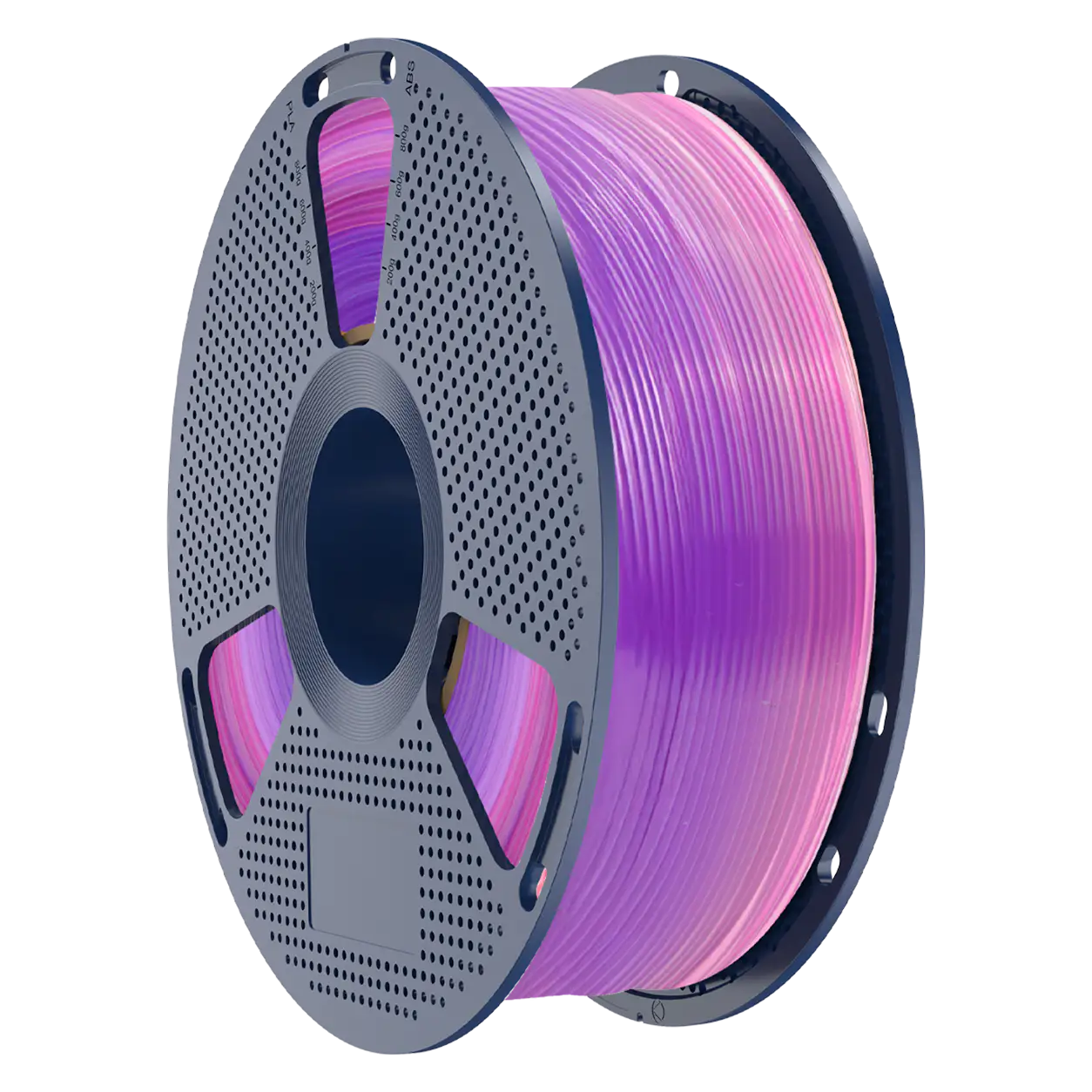 PLA TRANSPARENT RAINBOW SUNLU - Diâmetro 1,75mm Bobine 1kg  Filamento