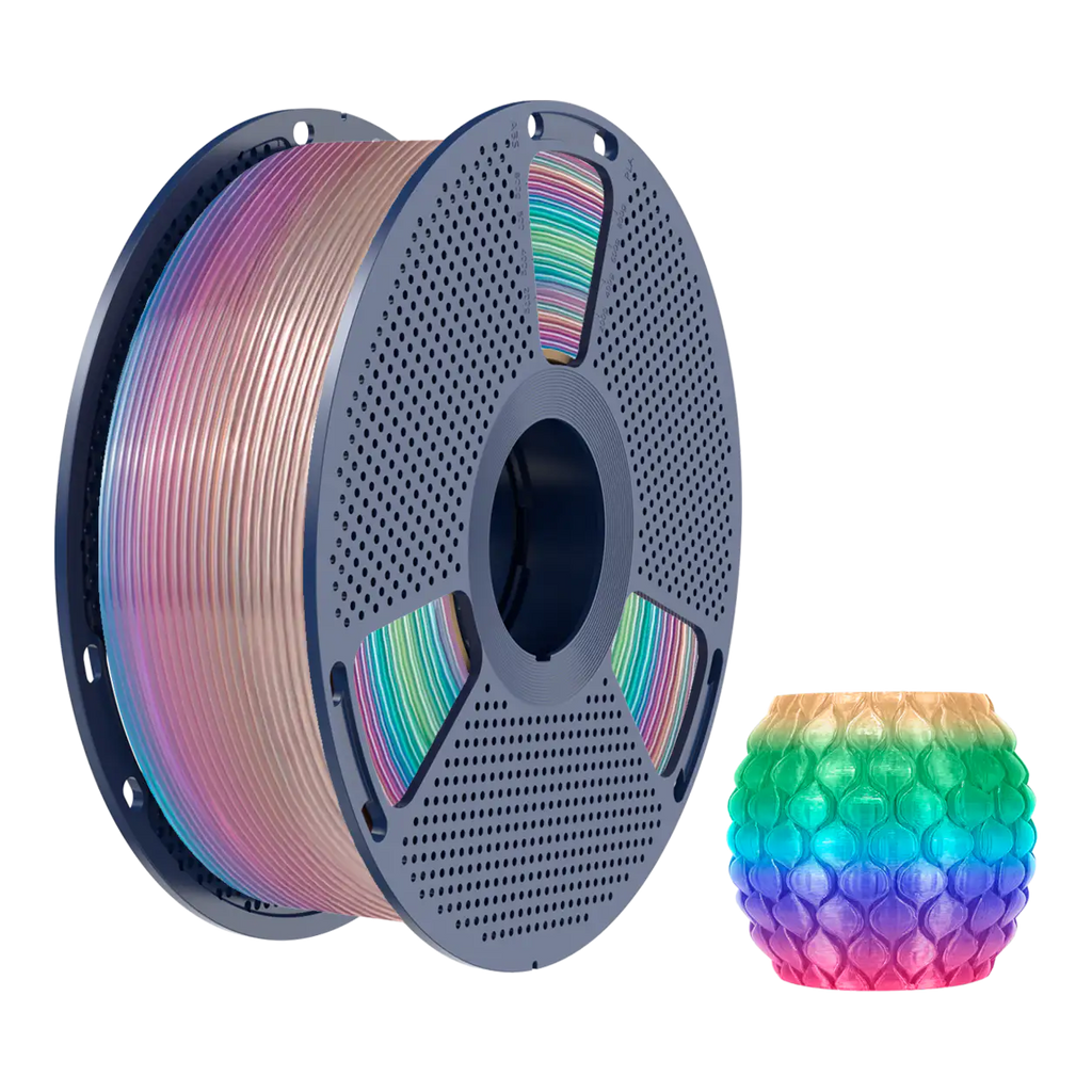 PLA TRANSPARENT RAINBOW SUNLU - Diâmetro 1,75mm Bobine 1kg  Filamento