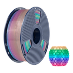PLA TRANSPARENT RAINBOW SUNLU - Diâmetro 1,75mm Bobine 1kg  Filamento