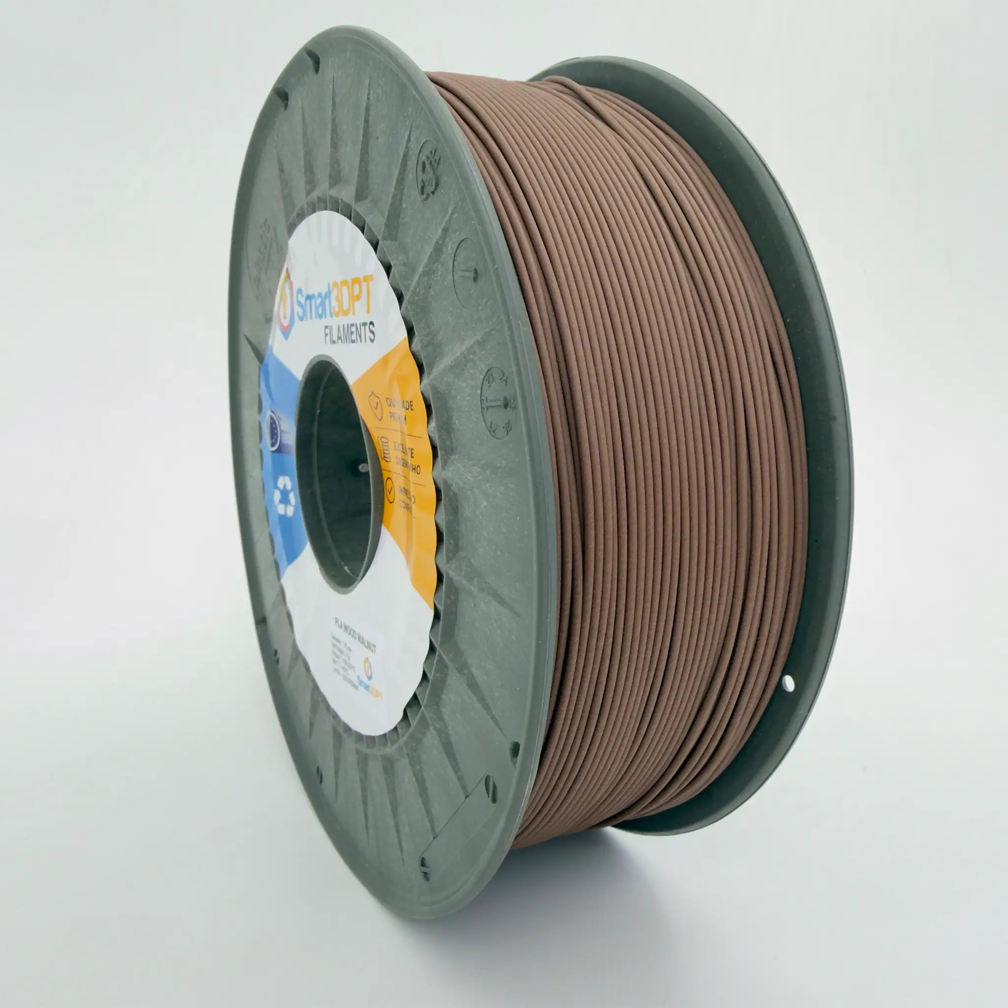 PLA WOOD Smart3DPT - Diâmetro 1,75mm Bobine 1kg  Filamento