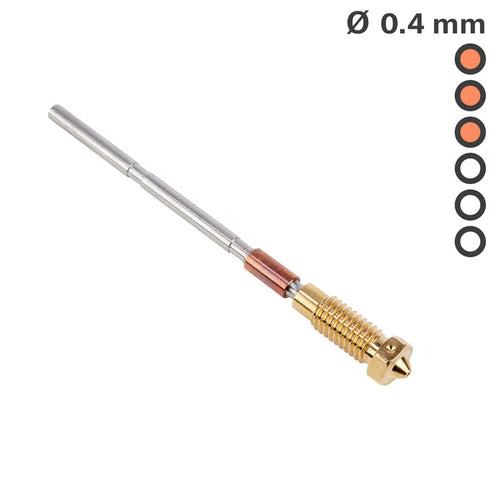 Prusa Bico de Latão Nextruder 0,4mm all-metal standard heatbreak integrado