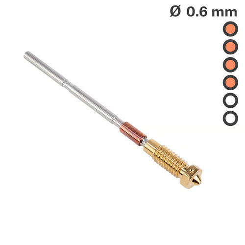 Prusa Bico de Latão Nextruder 0,6mm all-metal heatbreak integrado