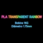 PLA RAINBOW Professional Lab - Diameter 1.75mm Spool 1kg