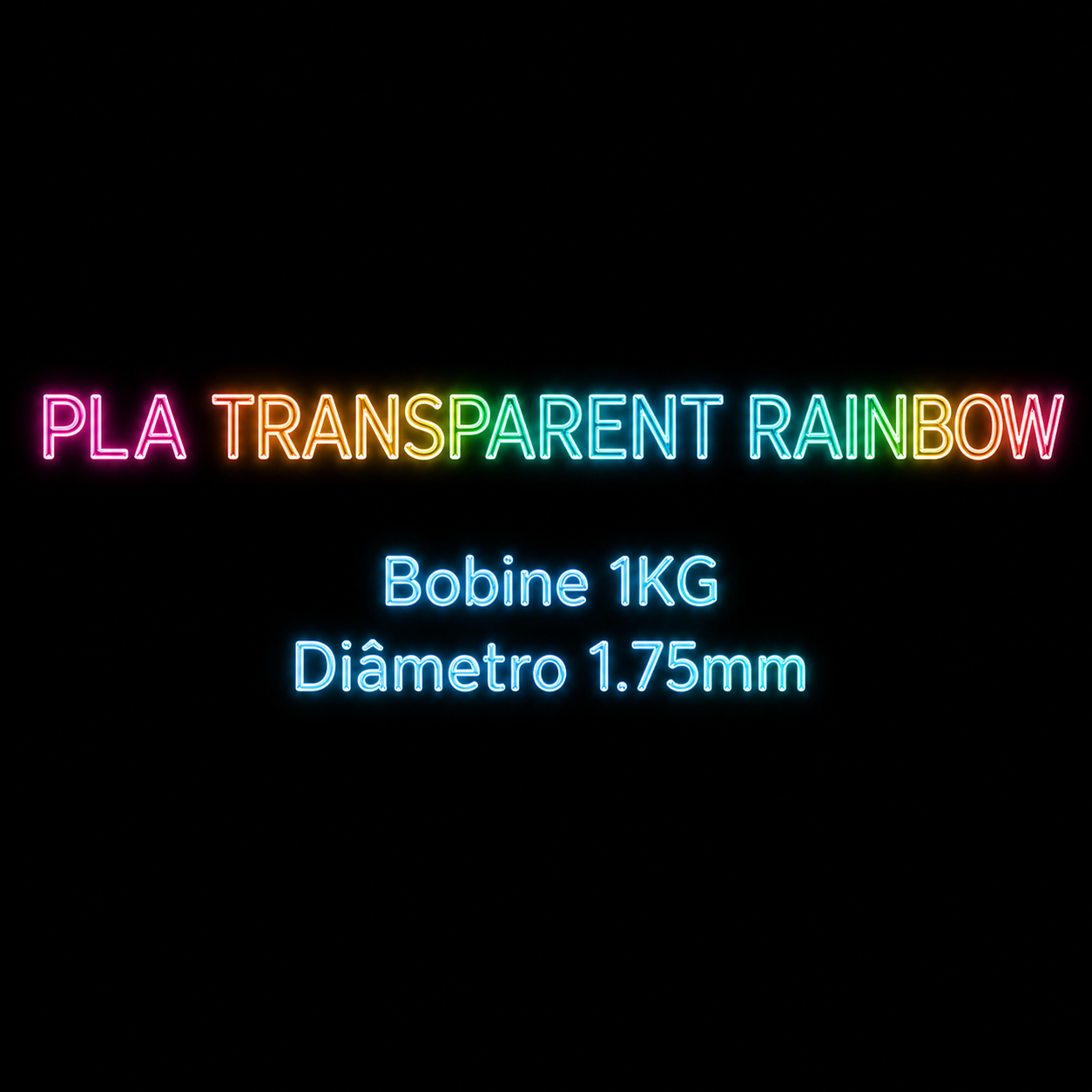 PLA RAINBOW Professional Lab - Diameter 1.75mm Spool 1kg