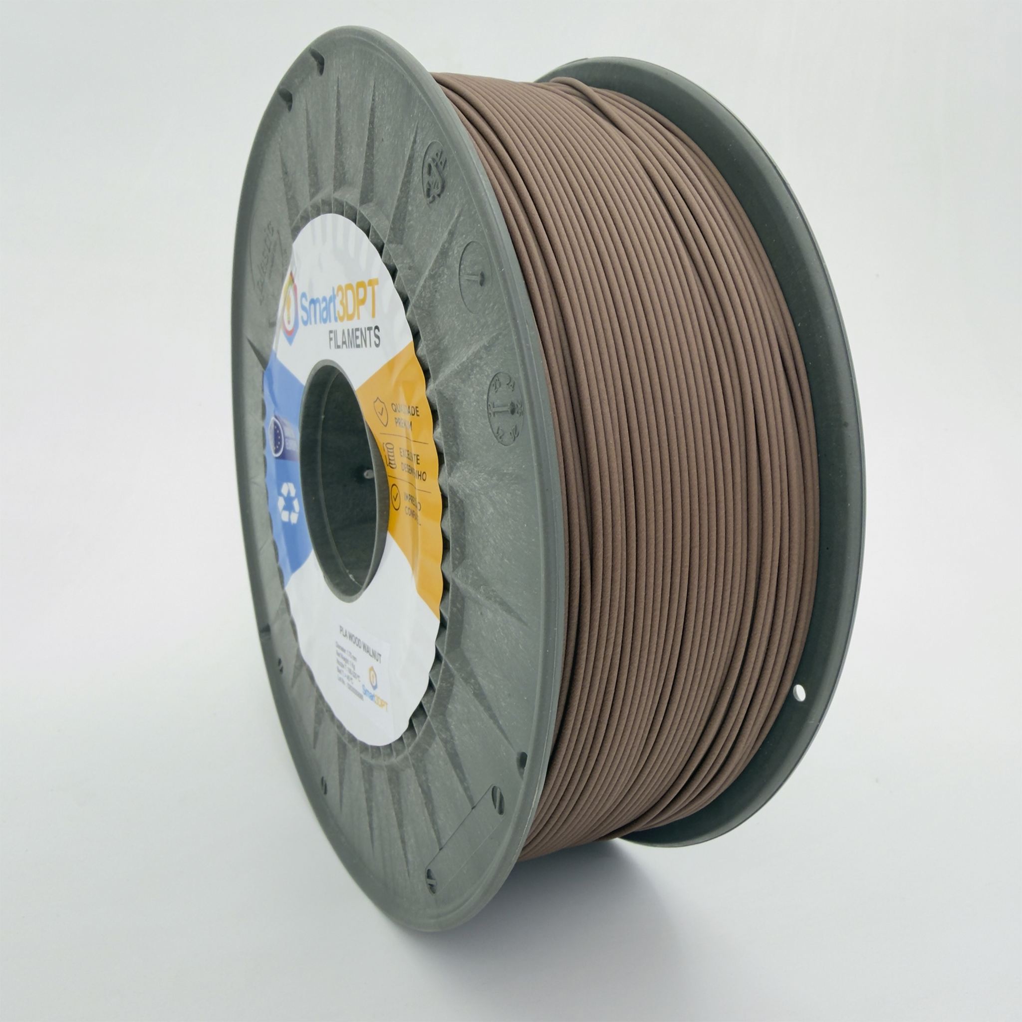 PLA WOOD Smart3DPT - Diâmetro 1,75mm Bobine 1kg