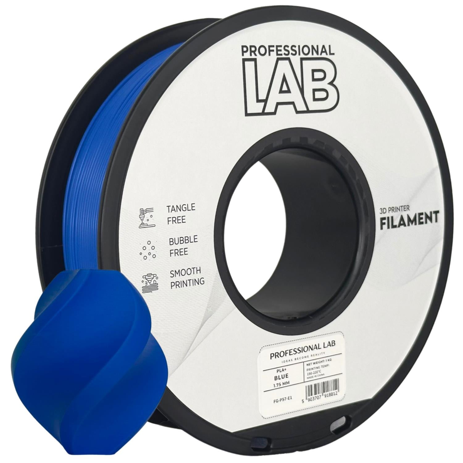 PLA+ Profissional Lab - Diâmetro 1,75mm Bobine 1kg
