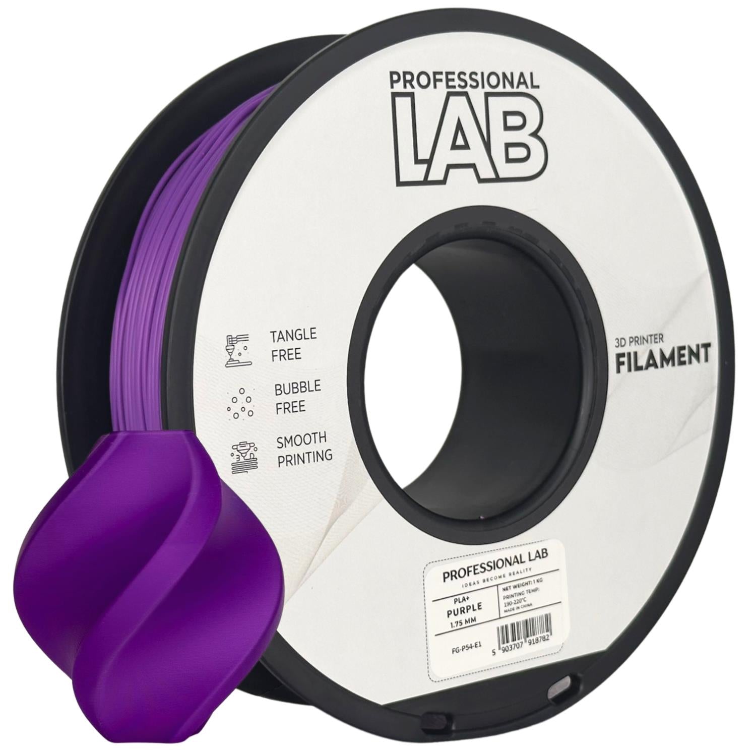 PLA+ Profissional Lab - Diâmetro 1,75mm Bobine 1kg