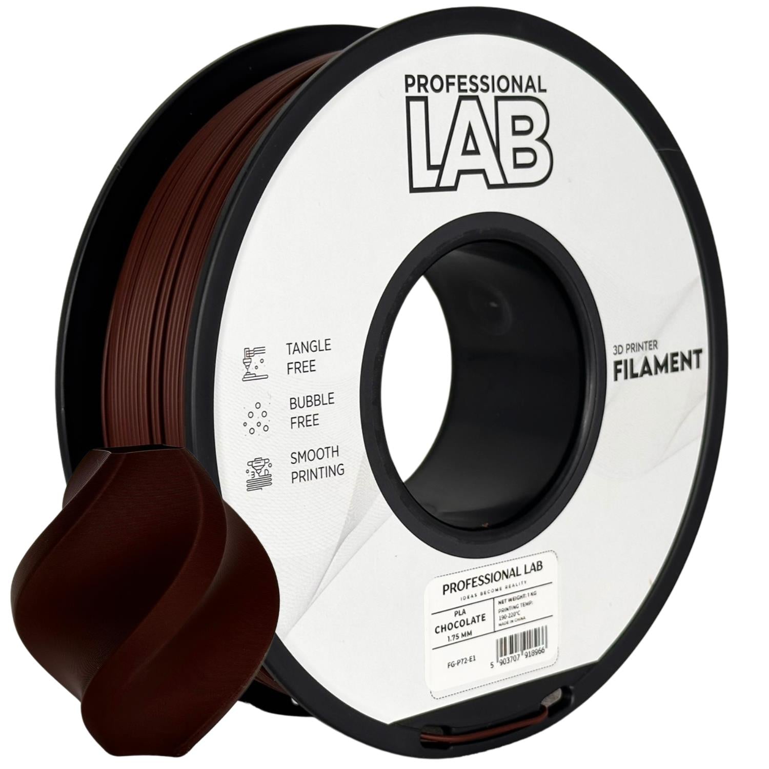 PLA Profissional Lab - Diâmetro 1,75mm Bobine 1kg