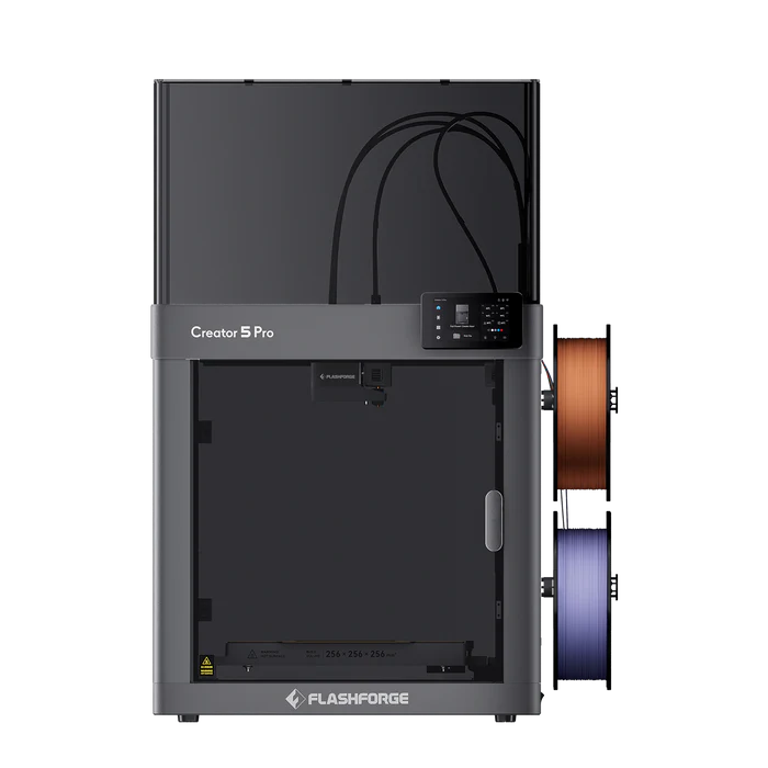 Flashforge Creator 5 Pro impressora 3D câmara fechada 4 cabeças FlashSwap