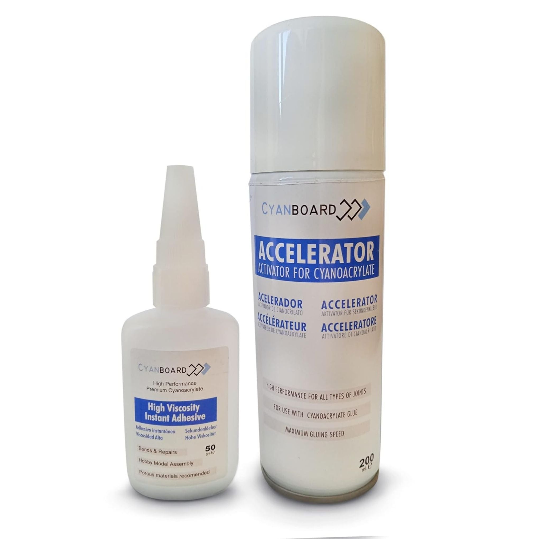 KIT Cola + Activador Cyanboard 200ml 
