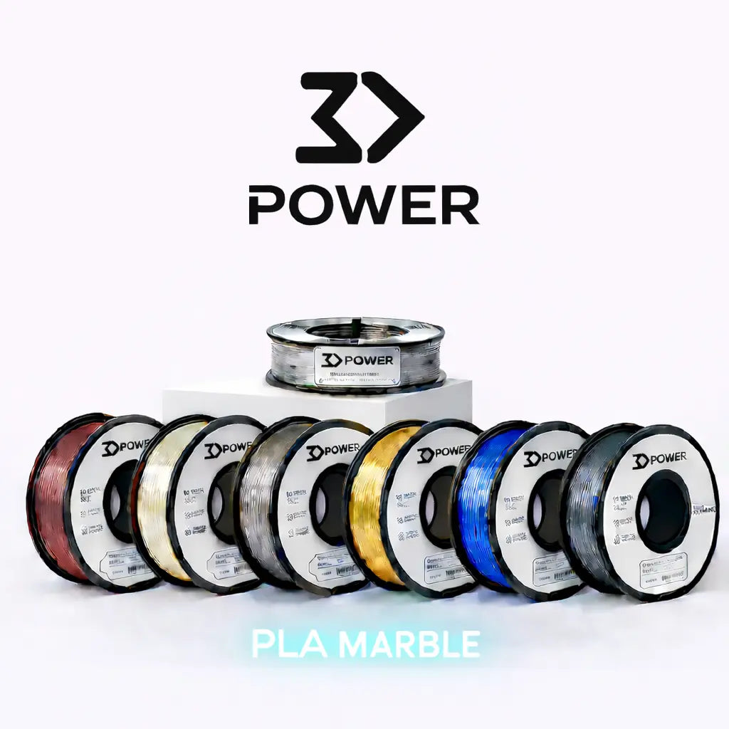PLA MARBLE 3DPower - Diâmetro 1,75mm Bobine 1kg