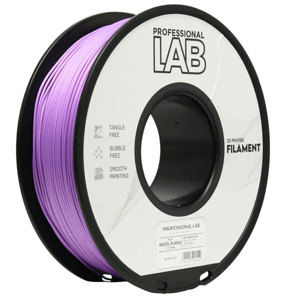 PLA PASTEL Profissional Lab - Diâmetro 1,75mm Bobine 1kg