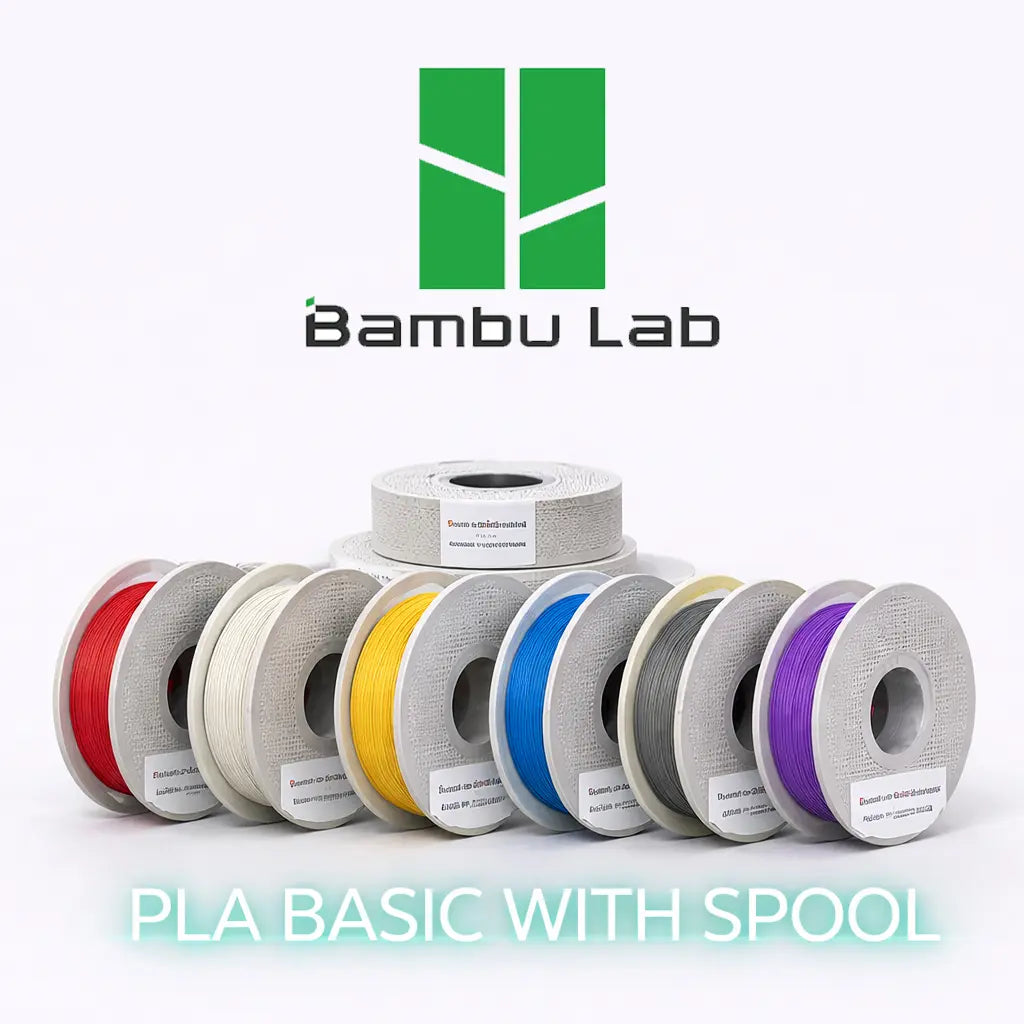 PLA BASIC (With Spool) Bambu Lab - Diâmetro 1,75mm Bobine 1kg