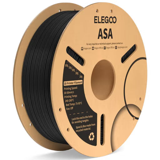 ASA Elegoo 1,75mm bobine 1kg – filamento técnico resistente UV e exterior