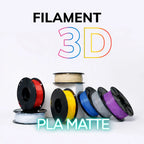 PLA MATTE Filament3D - Diâmetro 1,75mm Bobine 1kg