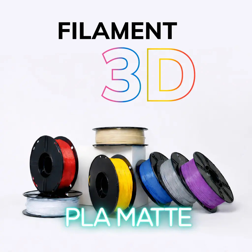 PLA MATTE Filament3D - Diâmetro 1,75mm Bobine 1kg