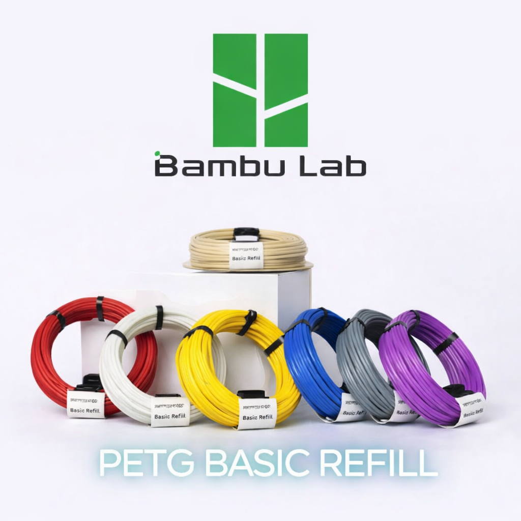 PETG Basic Refill Bambu Lab 1,75mm – filamento sem bobine descartável
