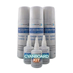 KIT Cola Cianoacrilato 50g + Activador Cyanboard 