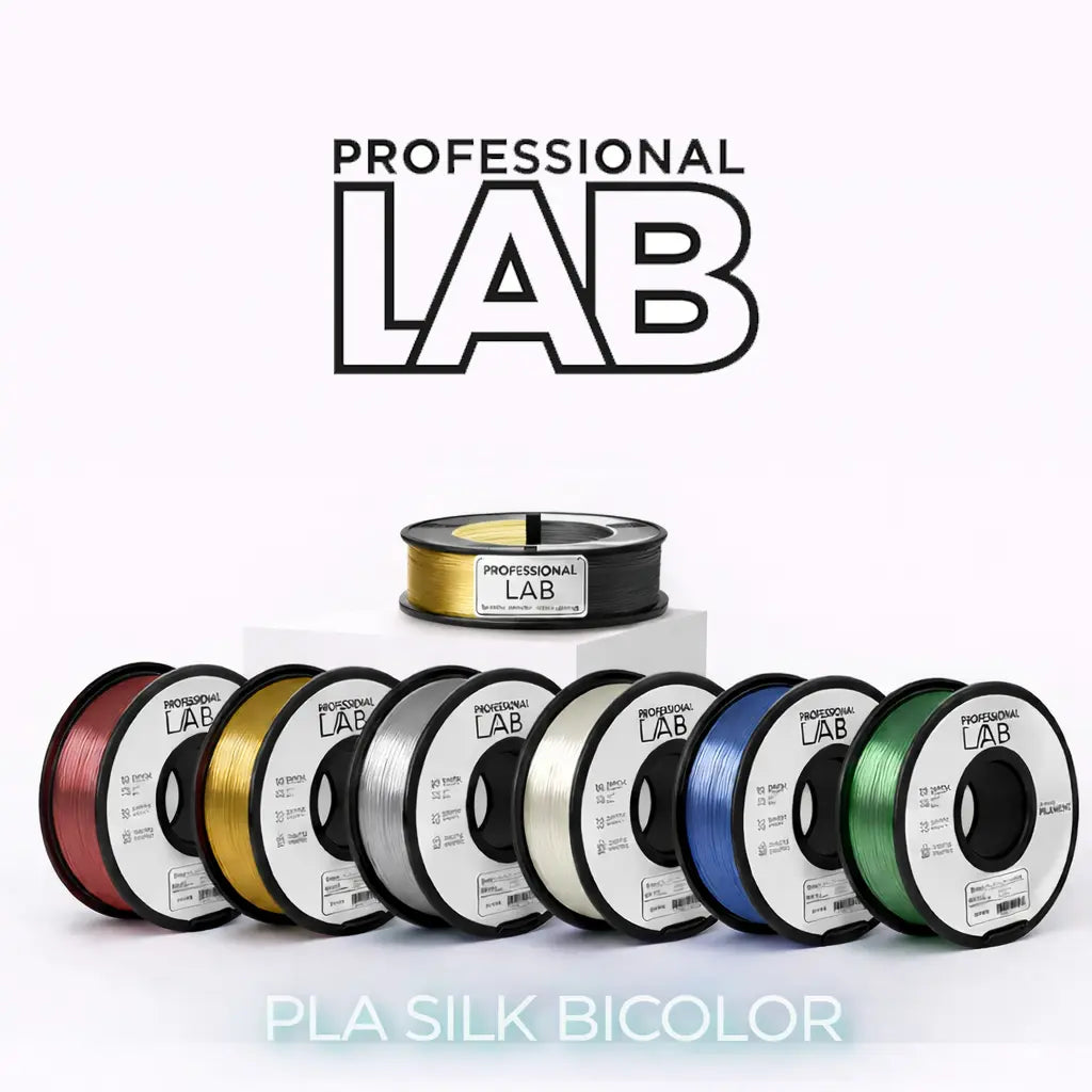 PLA SILK BICOLOR Profissional Lab - Diâmetro 1,75mm Bobine 1kg