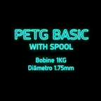 PETG BASIC (With Spool) Bambu Lab - Diâmetro 1,75mm Bobine 1kg