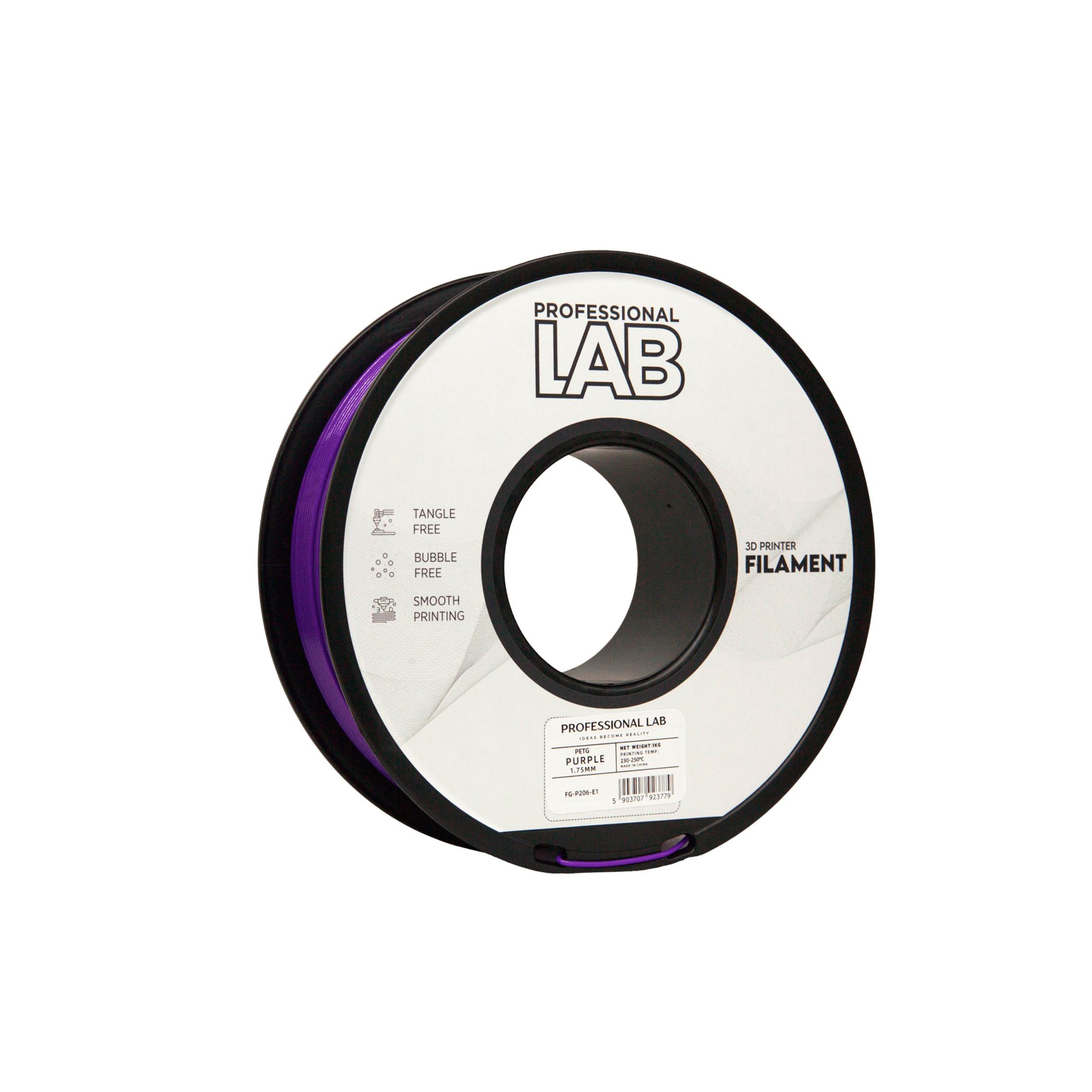 PETG Profissional Lab - Diâmetro 1,75mm Bobine 1kg