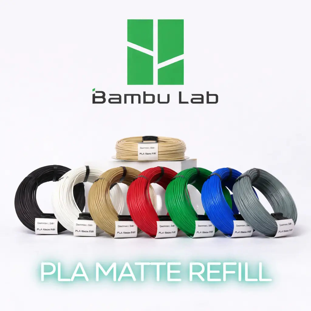 PLA MATTE (Refill) Bambu Lab - Diâmetro 1,75mm Bobine 1kg