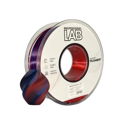PLA SILK TRICOLOR Profissional Lab - Diâmetro 1,75mm Bobine 1kg