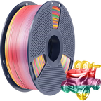 PLA Silk Rainbow SUNLU 1,75mm bobine 1kg – filamento sedoso multicolorido