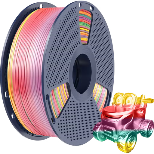PLA Silk Rainbow SUNLU 1,75mm bobine 1kg – filamento sedoso multicolorido