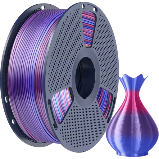 PLA Silk Rainbow SUNLU 1,75mm bobine 1kg – filamento sedoso multicolorido