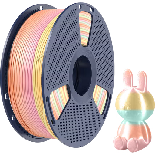 PLA Silk Rainbow SUNLU 1,75mm bobine 1kg – filamento sedoso multicolorido